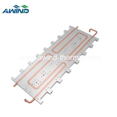 Placa de refrigeració líquida per a locomotores elèctriques